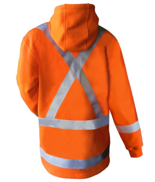 FLAME RETARDANT 22CAL TTMC DAY/NIGHT 370GSM COTTON HOODIE, ORANGE