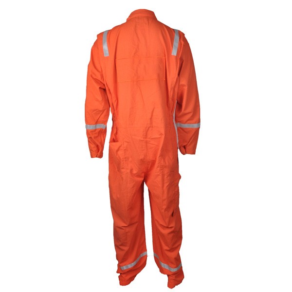 98% cotton 2%anti-static Fireproof anti acid oil water proof fire retardant coverall