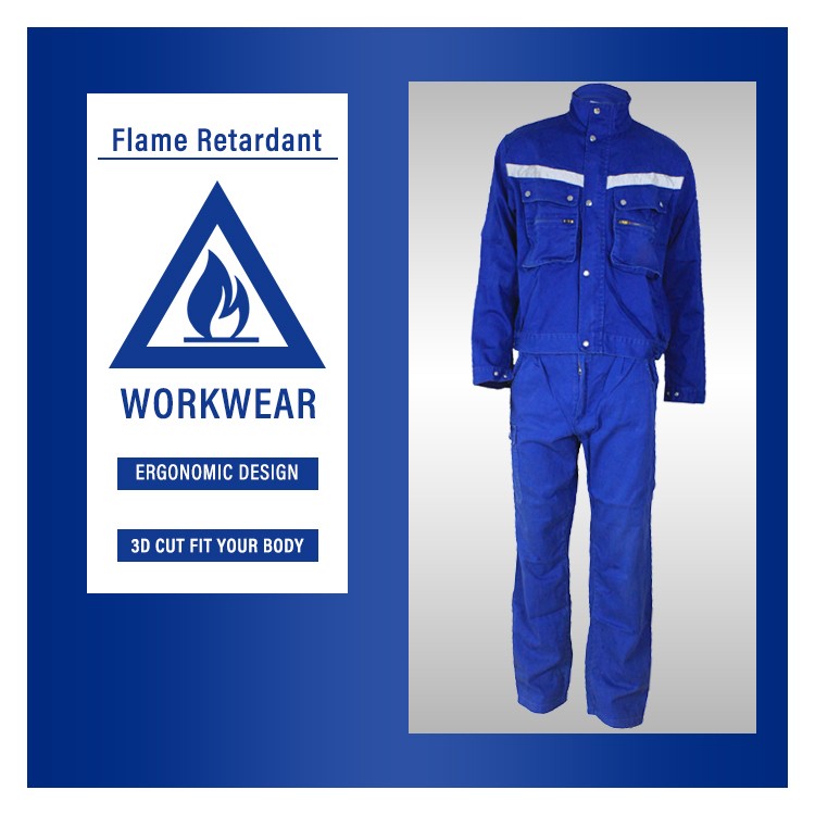 Hot Sell Safety 100% Cotton Fire Resistant Workwear Suit