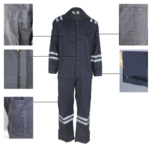 NFPA2112 Safety Fireproof Coverall With Reflective Tape