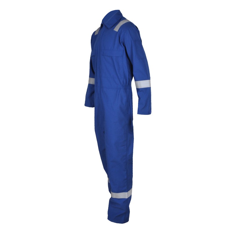  Royal blue anti static flame retardant coverall working uniform 